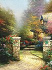 Rose Gate by Thomas Kinkade